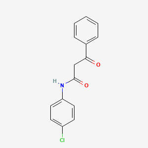 molecular formula C15H12ClNO2 B2669939 N-(4-氯苯基)-3-氧代-3-苯基丙酰胺 CAS No. 962-08-3