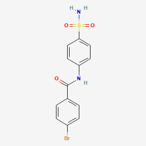 molecular formula C13H11BrN2O3S B2669945 4-bromo-N-(4-sulfamoylphenyl)benzamide CAS No. 325471-78-1
