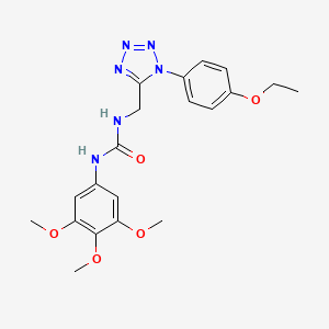 3-{[1-(4-ethoxyphenyl)-1H-1,2,3,4-tetrazol-5-yl]methyl}-1-(3,4,5-trimethoxyphenyl)urea