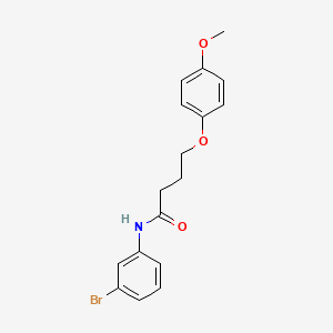 molecular formula C17H18BrNO3 B2669963 N-(3-bromophenyl)-4-(4-methoxyphenoxy)butanamide CAS No. 433975-53-2