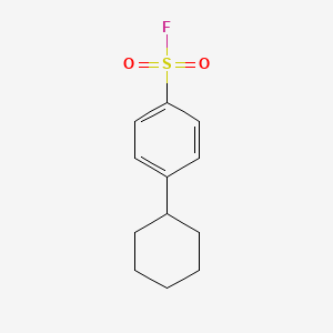 molecular formula C12H15FO2S B2669974 4-环己基苯基-1-磺酰氟 CAS No. 1368553-97-2