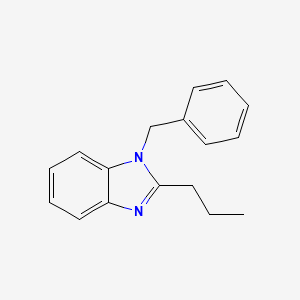 molecular formula C17H18N2 B2669996 1-Benzyl-2-propylbenzimidazole CAS No. 95320-21-1