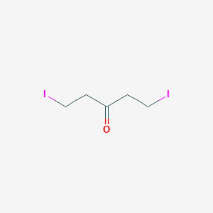 molecular formula C5H8I2O B2669999 1,5-Diiodopentan-3-one CAS No. 1428126-85-5; 34270-90-1