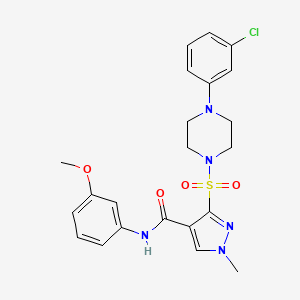 3-(methylthio)-4H-1,2,4-benzothiadiazine 1,1-dioxide