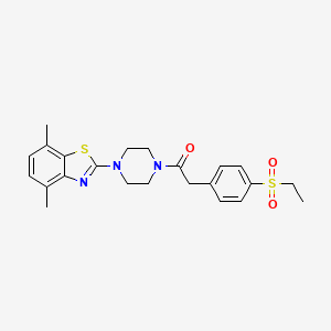 1-(4-(4,7-Dimethylbenzo[d]thiazol-2-yl)piperazin-1-yl)-2-(4-(ethylsulfonyl)phenyl)ethanone