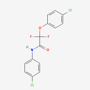 2-(4-chlorophenoxy)-N-(4-chlorophenyl)-2,2-difluoroacetamide