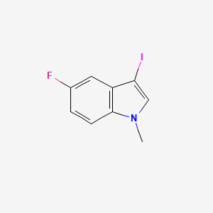 B2670095 5-fluoro-3-iodo-1-methyl-1H-indole CAS No. 1350378-38-9