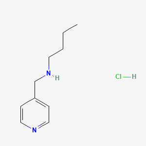 molecular formula C10H17ClN2 B2670108 N-(4-Pyridinylmethyl)-1-butanamine hydrochloride CAS No. 1158322-38-3