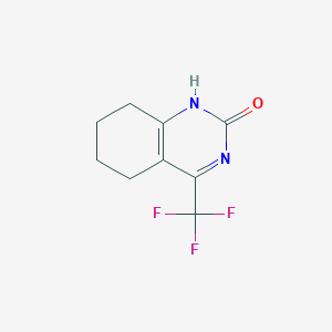 molecular formula C9H9F3N2O B2670129 4-(Trifluoromethyl)-5,6,7,8-tetrahydroquinazolin-2-ol CAS No. 318258-14-9