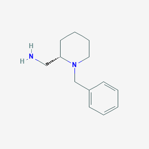 molecular formula C13H20N2 B2670180 [(2S)-1-benzylpiperidin-2-yl]methanamine CAS No. 139004-92-5