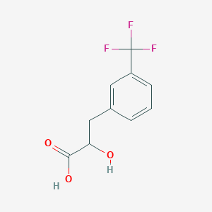 molecular formula C10H9F3O3 B2670195 2-羟基-3-[3-(三氟甲基)苯基]丙酸 CAS No. 1537294-67-9