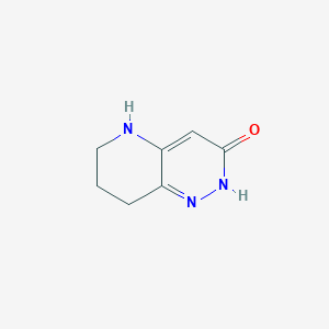 molecular formula C7H9N3O B2670211 5,6,7,8-四氢-2H-吡啶并[3,2-c]吡啶-3-酮 CAS No. 1692264-27-9