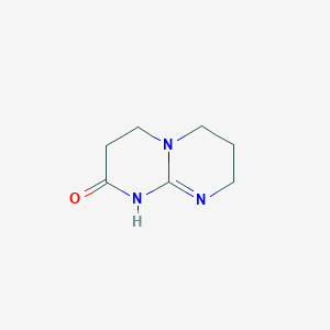 molecular formula C7H11N3O B2670246 1,3,4,6,7,8-hexahydro-2H-pyrimido[1,2-a]pyrimidin-2-one CAS No. 99645-86-0