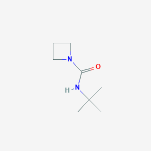 molecular formula C8H16N2O B2670254 N-(tert-butyl)azetidine-1-carboxamide CAS No. 1855713-66-4