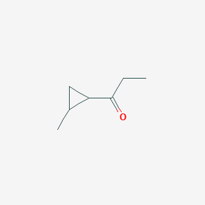 molecular formula C7H12O B2670259 1-(2-Methylcyclopropyl)propan-1-one CAS No. 861543-58-0