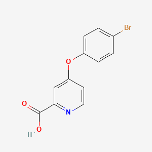molecular formula C12H8BrNO3 B2670269 4-(4-Bromophenoxy)pyridine-2-carboxylic acid CAS No. 1094408-46-4