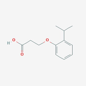 molecular formula C12H16O3 B2670298 3-[2-(Propan-2-yl)phenoxy]propanoic acid CAS No. 844849-89-4