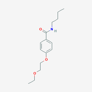 molecular formula C15H23NO3 B267034 N-butyl-4-(2-ethoxyethoxy)benzamide 