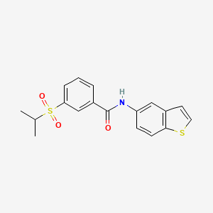 N-(benzo[b]thiophen-5-yl)-3-(isopropylsulfonyl)benzamide