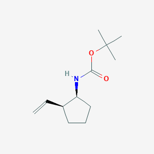 N-Boc-(+/-)-cis-2-vinyl-cyclopentyl-amine