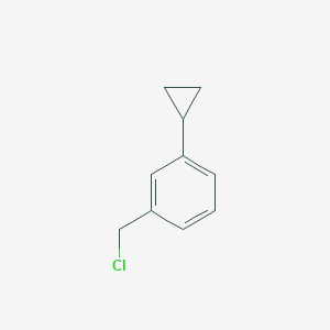 molecular formula C10H11Cl B2670354 1-(Chloromethyl)-3-cyclopropylbenzene CAS No. 947321-03-1