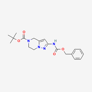 tert-Butyl 2-(((benzyloxy)carbonyl)amino)-6,7-dihydropyrazolo[1,5-a]pyrazine-5(4H)-carboxylate