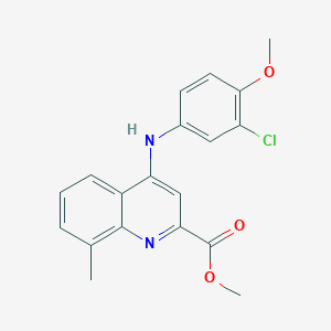 1-ethyl-3-(3-methoxybenzyl)-7-(4-methoxyphenyl)pyrimido[4,5-d]pyrimidine-2,4(1H,3H)-dione