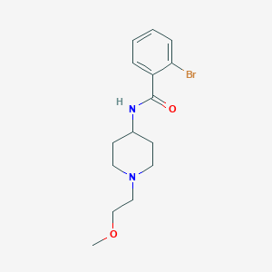 2-bromo-N-(1-(2-methoxyethyl)piperidin-4-yl)benzamide