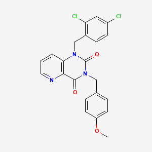 1-(2,4-dichlorobenzyl)-3-(4-methoxybenzyl)pyrido[3,2-d]pyrimidine-2,4(1H,3H)-dione