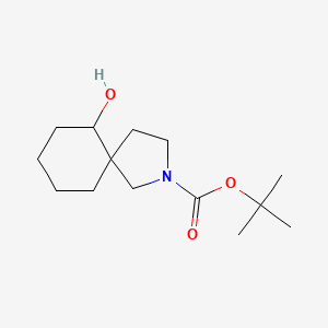 molecular formula C14H25NO3 B2670457 tert-Butyl 6-hydroxy-2-azaspiro[4.5]decane-2-carboxylate CAS No. 2031258-50-9