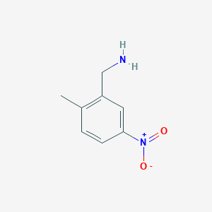 molecular formula C8H10N2O2 B2670532 (2-Methyl-5-nitrophenyl)methanamine CAS No. 100708-81-4