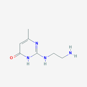 2-((2-Aminoethyl)amino)-6-methylpyrimidin-4(1H)-one