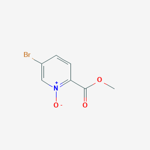 molecular formula C7H6BrNO3 B2670587 5-溴-2-(甲氧羰基)吡啶-1-氧化物 CAS No. 959741-32-3