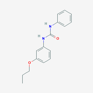 molecular formula C16H18N2O2 B267059 N-phenyl-N'-(3-propoxyphenyl)urea 