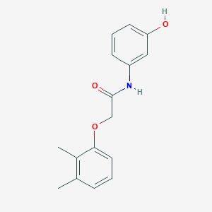 molecular formula C16H17NO3 B267061 2-(2,3-dimethylphenoxy)-N-(3-hydroxyphenyl)acetamide 