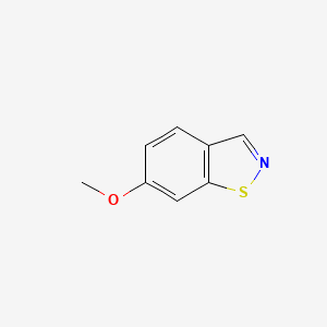 molecular formula C8H7NOS B2670613 1,2-Benzisothiazole, 6-methoxy- CAS No. 147317-53-1; 147317-54-2