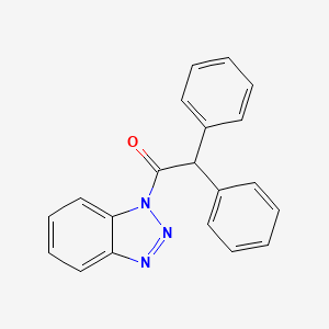 molecular formula C20H15N3O B2670621 1-(1H-benzotriazol-1-yl)-2,2-diphenylethanone CAS No. 182318-00-9