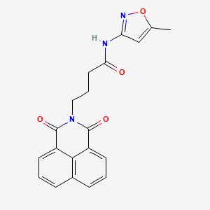 4-(1,3-dioxo-1H-benzo[de]isoquinolin-2(3H)-yl)-N-(5-methyl-3-isoxazolyl)butanamide