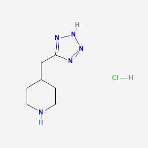 4-[(1H-1,2,3,4-tetrazol-5-yl)methyl]piperidine hydrochloride