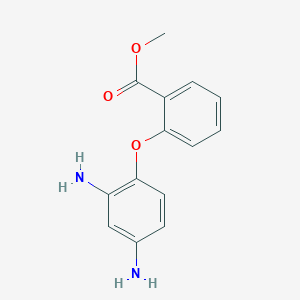 molecular formula C14H14N2O3 B267070 Methyl 2-(2,4-diaminophenoxy)benzoate 