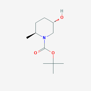 (2S,5S)-tert-Butyl 5-hydroxy-2-methylpiperidine-1-carboxylate