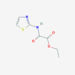 molecular formula C7H8N2O3S B2670717 乙酸2-氧代-2-(1,3-噻唑-2-基氨基)乙酸酯 CAS No. 56934-75-9
