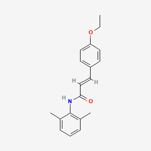 molecular formula C19H21NO2 B2670725 (2E)-N-(2,6-dimethylphenyl)-3-(4-ethoxyphenyl)prop-2-enamide CAS No. 431882-40-5