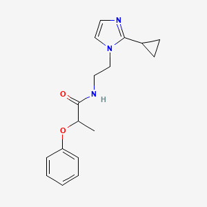 N-(2-(2-cyclopropyl-1H-imidazol-1-yl)ethyl)-2-phenoxypropanamide