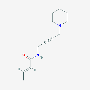 (E)-N-(4-(piperidin-1-yl)but-2-yn-1-yl)but-2-enamide