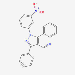 1-(3-nitrophenyl)-3-phenyl-1H-pyrazolo[4,3-c]quinoline