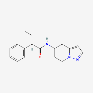 2-phenyl-N-(4,5,6,7-tetrahydropyrazolo[1,5-a]pyridin-5-yl)butanamide