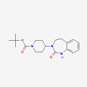 Tert-butyl 4-(2-oxo-1,2,4,5-tetrahydrobenzo[d][1,3]diazepin-3-yl)piperidine-1-carboxylate