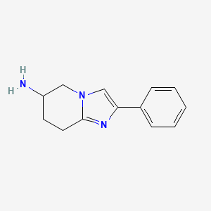 2-phenyl-5H,6H,7H,8H-imidazo[1,2-a]pyridin-6-amine