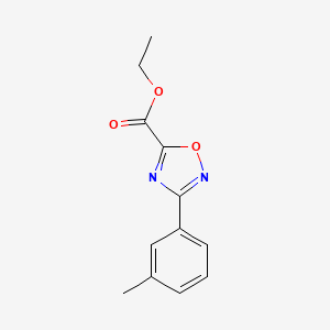 Ethyl 3-(3-methylphenyl)-1,2,4-oxadiazole-5-carboxylate